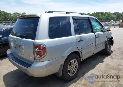 2003 Honda Pilot Ex из США, поврежденный, VIN 2HKYF18423H584830